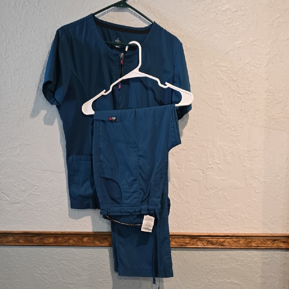 Blue Scrub Set